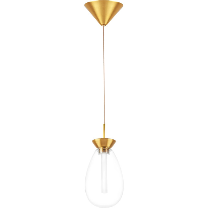 Люстра LIGHTSTAR COLORE 805110 LED 1х4W LM 3000K золото/прозрачный
