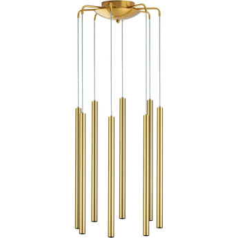 Подвес LIGHTSTAR TUBO L8T747233 LED 40W 2400LM 25G золото 3000K
